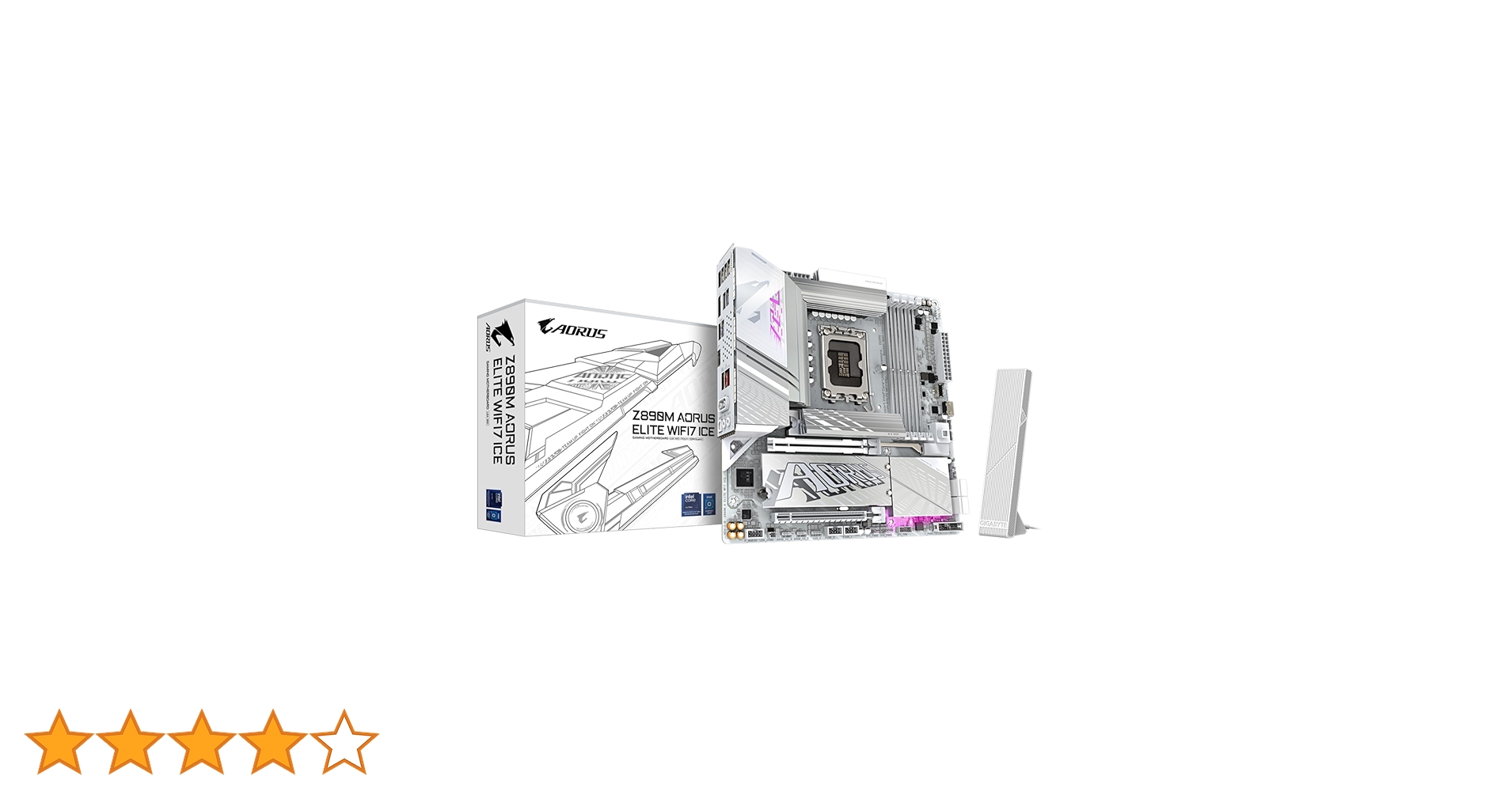 GIGABYTE Z890M AORUS ELITE WF7 ICE （未使用） GigaByte Z890M Aorus Elite WiFi7 Ice ab 229,85